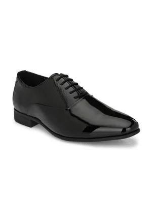 Roman Black Patent Oxfords