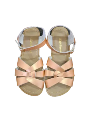 Salt water rose gold sandal with straps