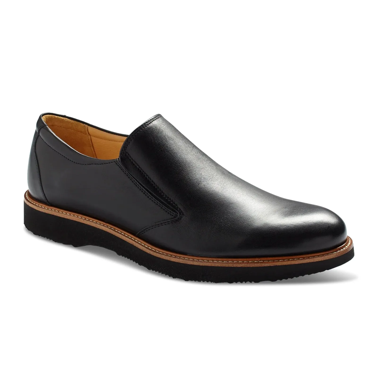 Samuel Hubbard Frequent Traveler Loafer (Men) - Black Leather