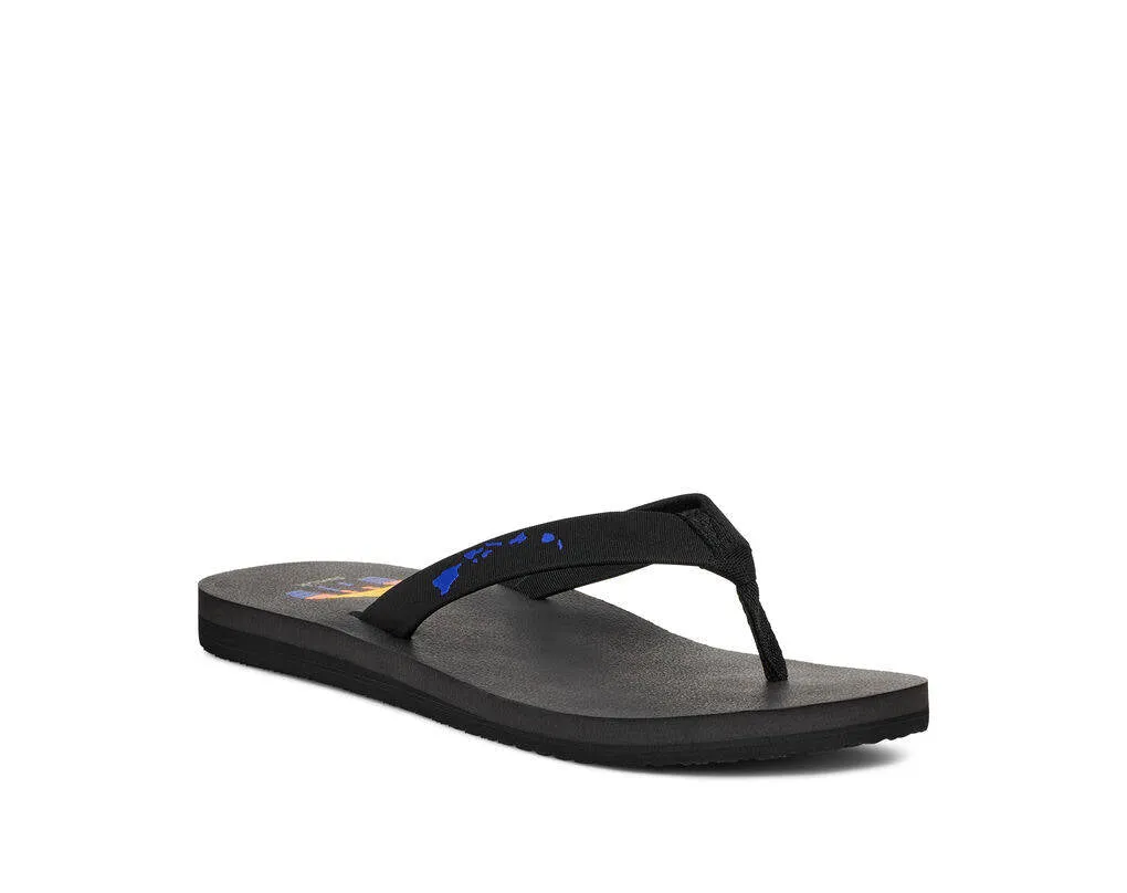 Sanuk Womens Ashland ST Hawaii Black