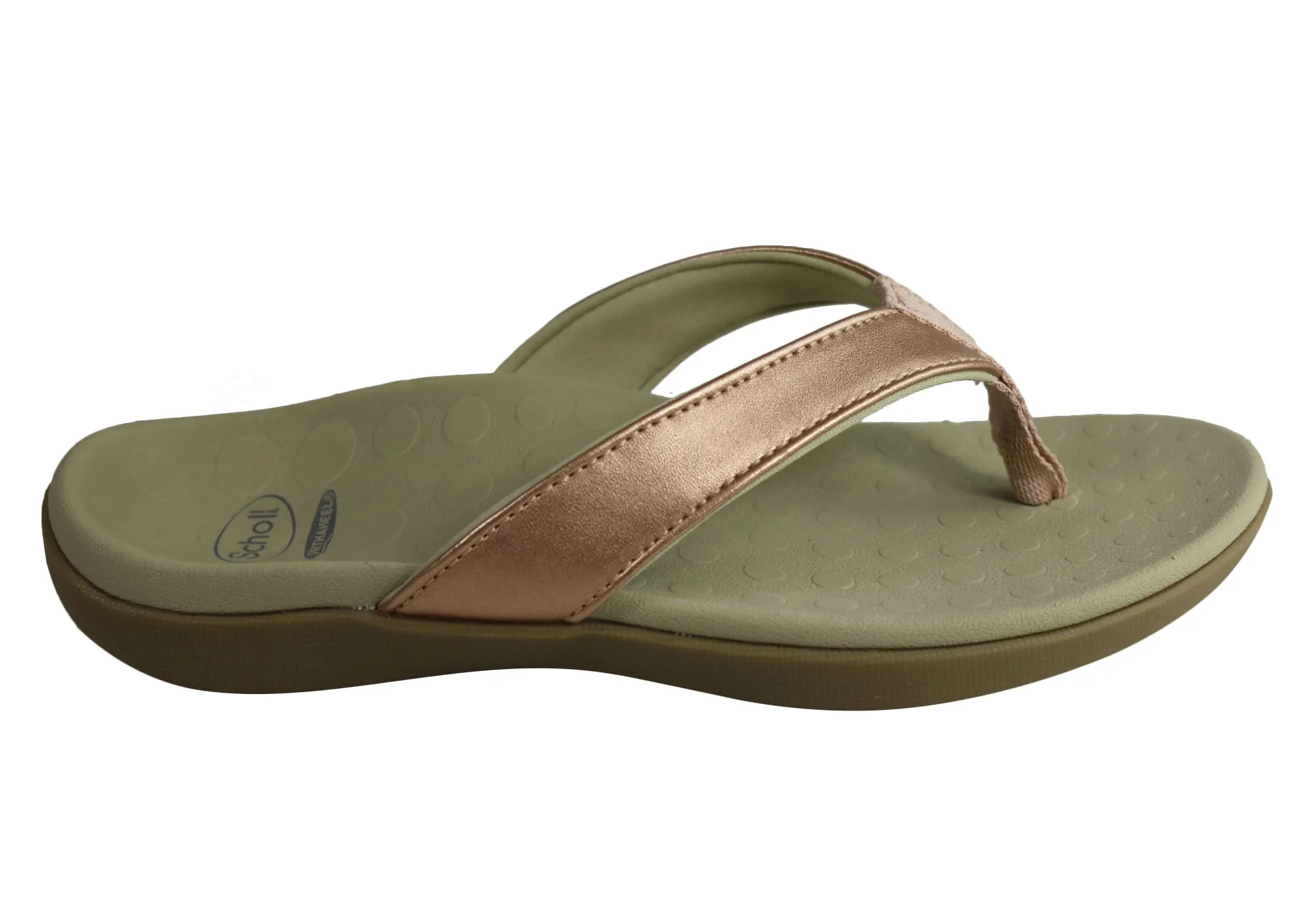 Scholl Orthaheel Sonoma II Womens Supportive Comfort Thongs Sandals