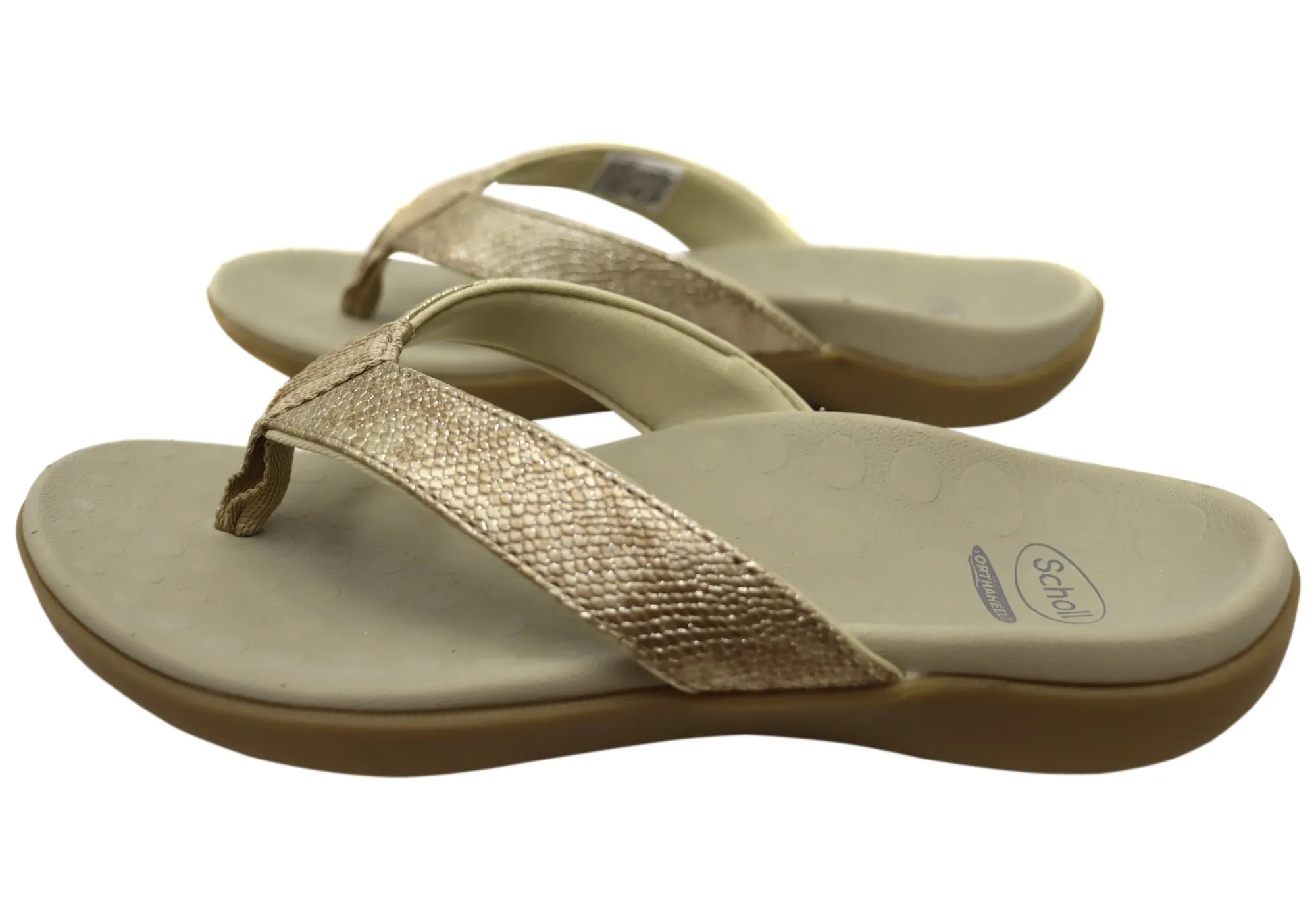 Scholl Orthaheel Sonoma II Womens Supportive Comfort Thongs Sandals