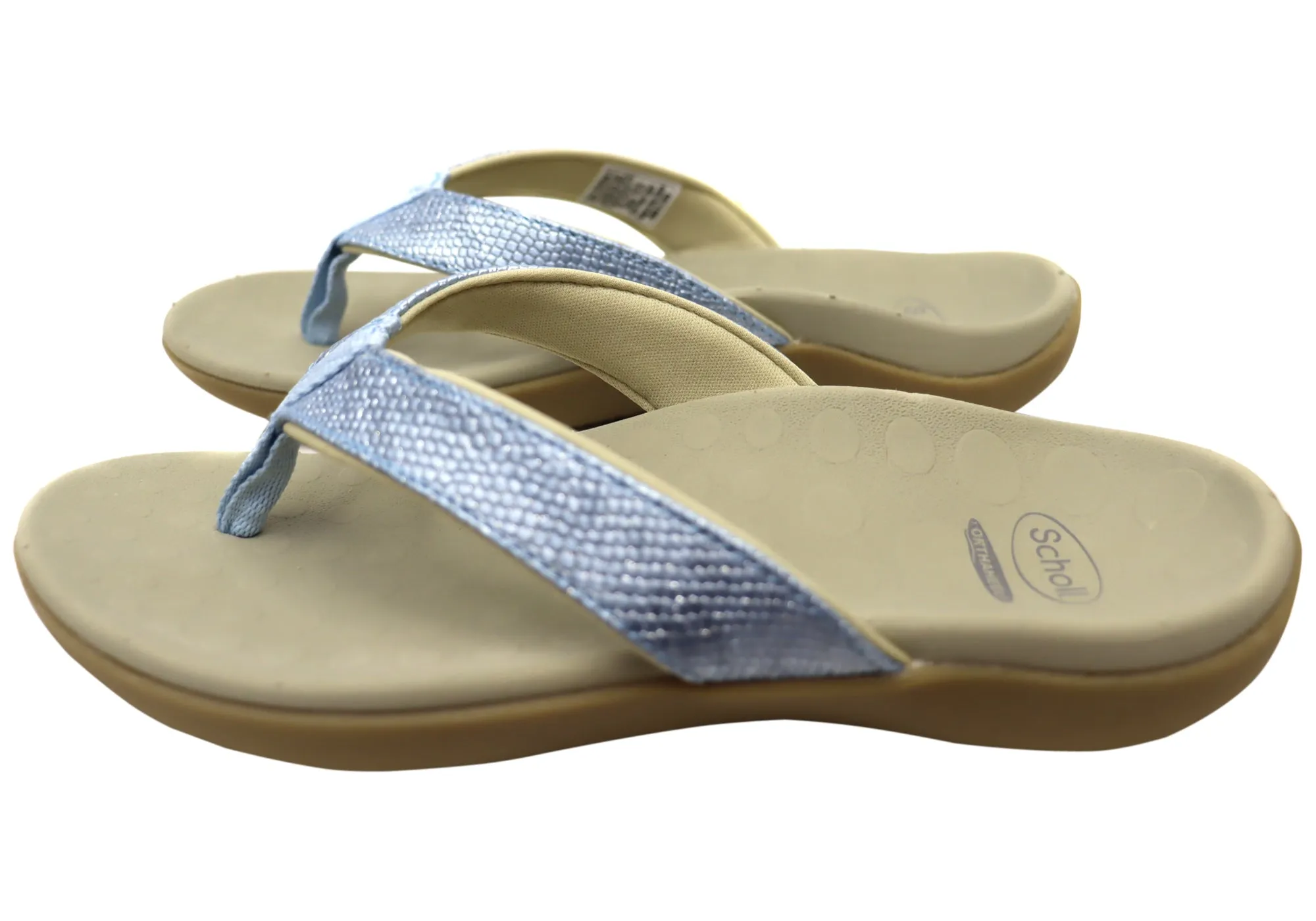 Scholl Orthaheel Sonoma II Womens Supportive Comfort Thongs Sandals