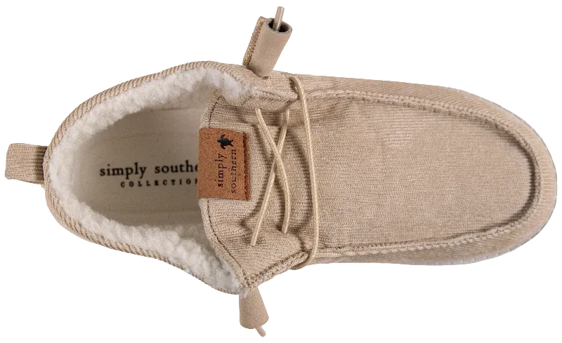 Simply Southern Slip On - Corduroy Beige