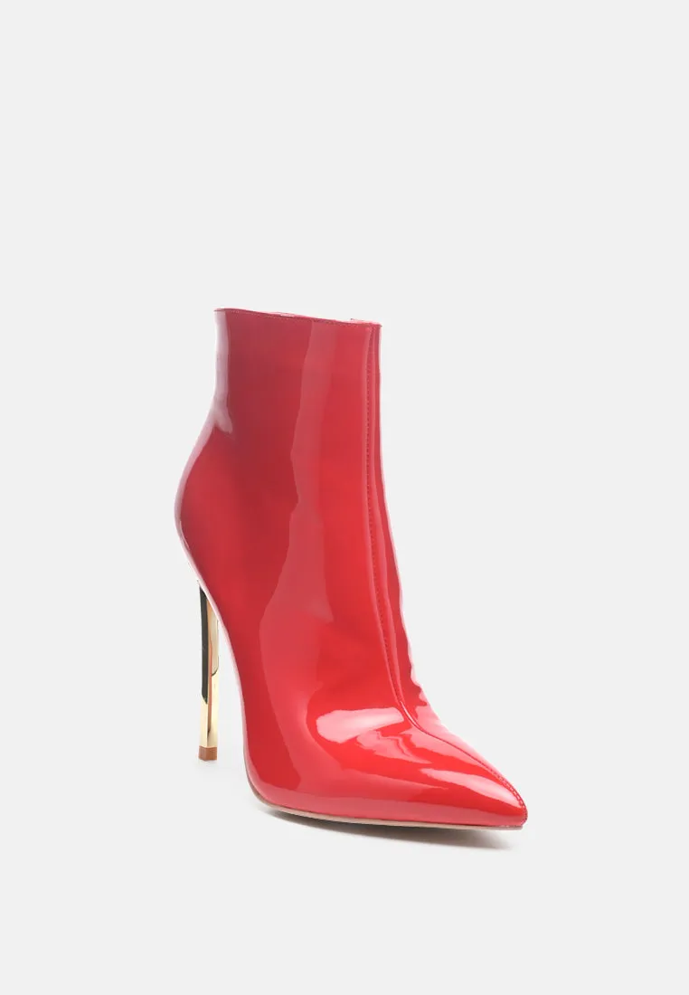 Siren Patent Faux Leather Bootie