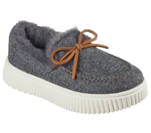 Skechers Cozy Ojai Fur Slipper - Dark Gray 169028