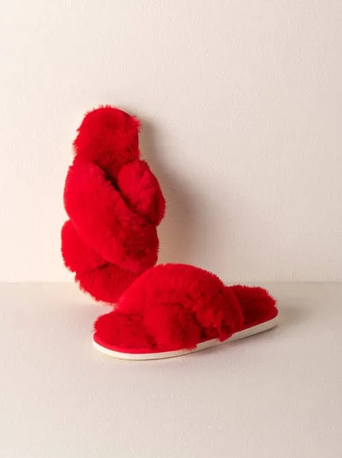 Slippers Christina-Red S/M