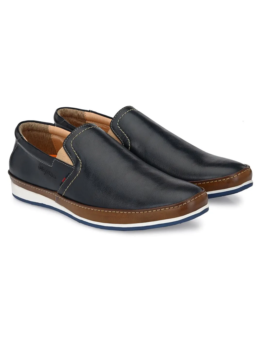 Talum Blue Slip-Ons