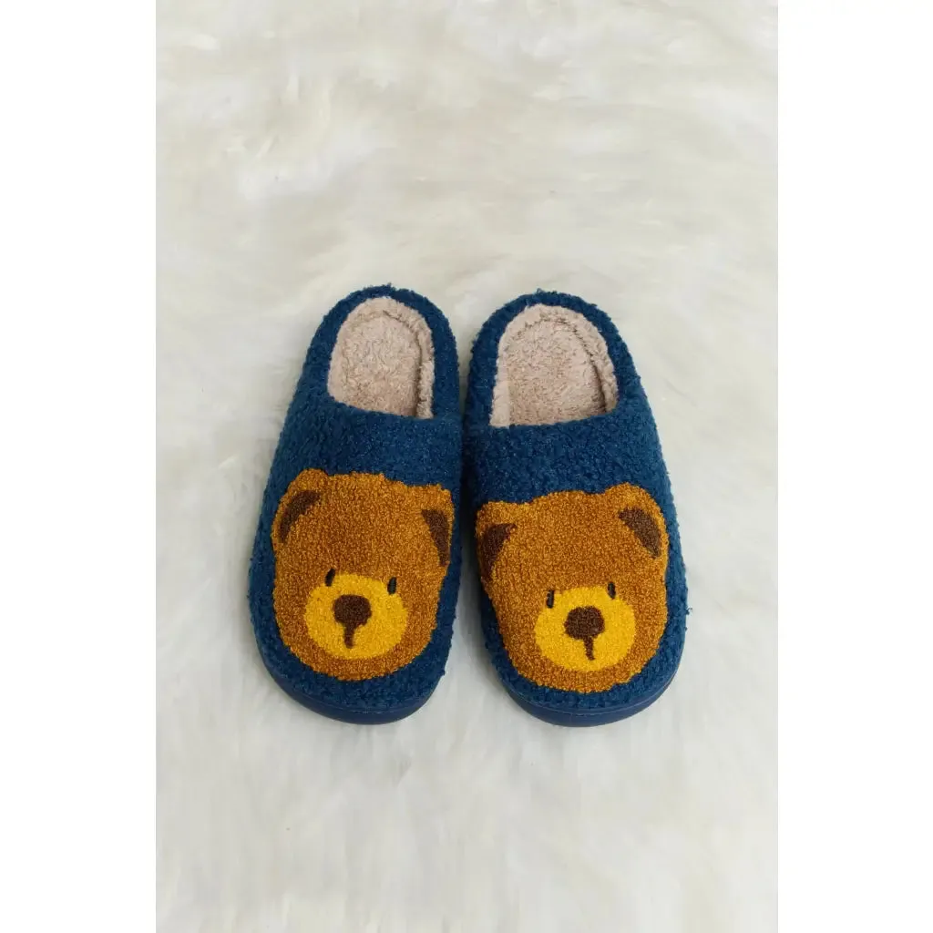 Teddy Bear Plush Slippers