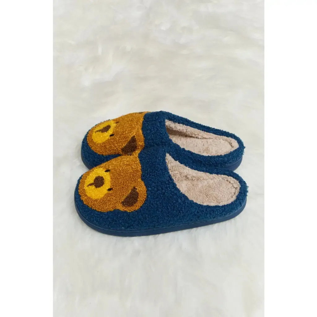 Teddy Bear Plush Slippers