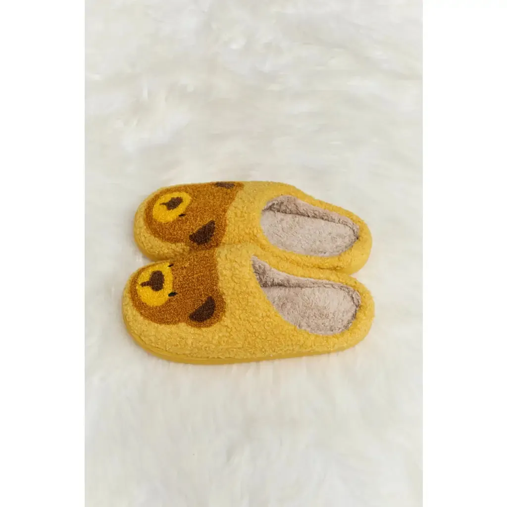 Teddy Bear Plush Slippers