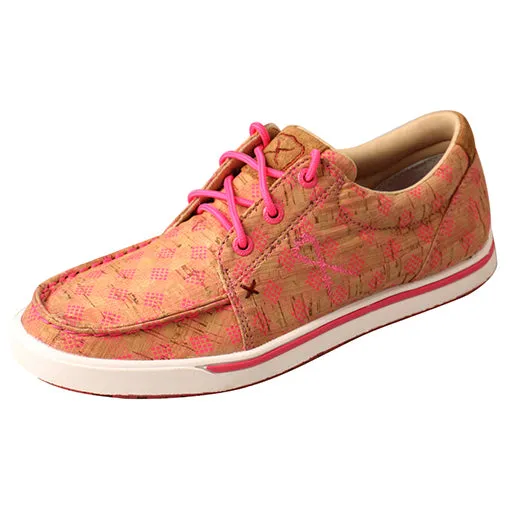 Twisted X Women's Tan/Pink Cork Kicks