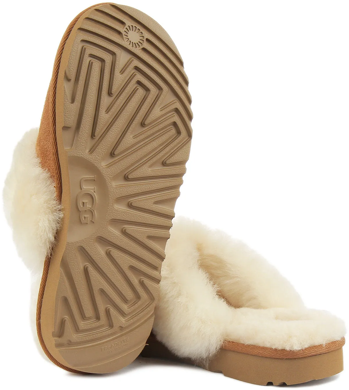 Ugg Australia Cozy II Slippers In Chestnut For Kids