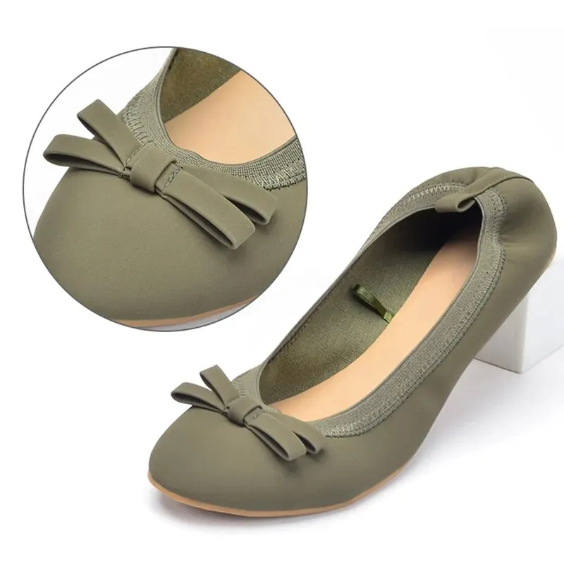 Woman Bow Boat flat Shoes