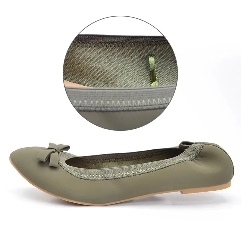 Woman Bow Boat flat Shoes