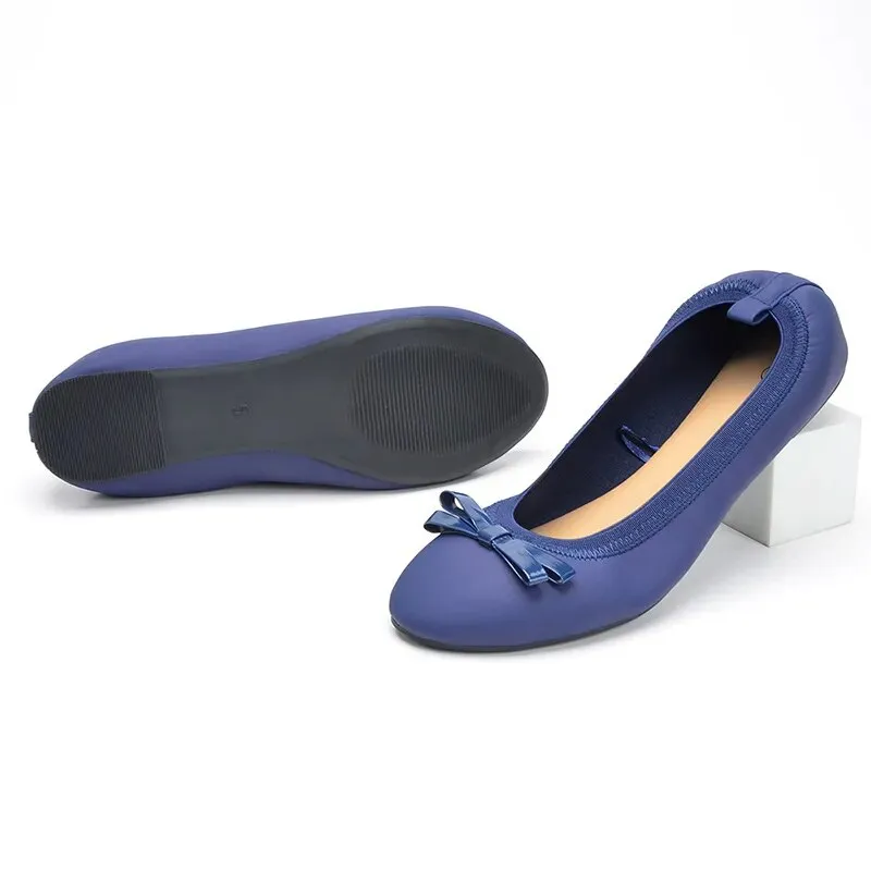 Woman Bow Boat flat Shoes