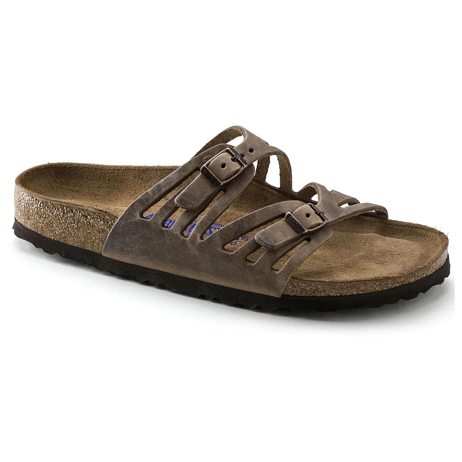 Women's Birkenstock Granada Soft Footbed Oiled Leather Color: Tobacco (MEDIUM/NARROW WIDTH)