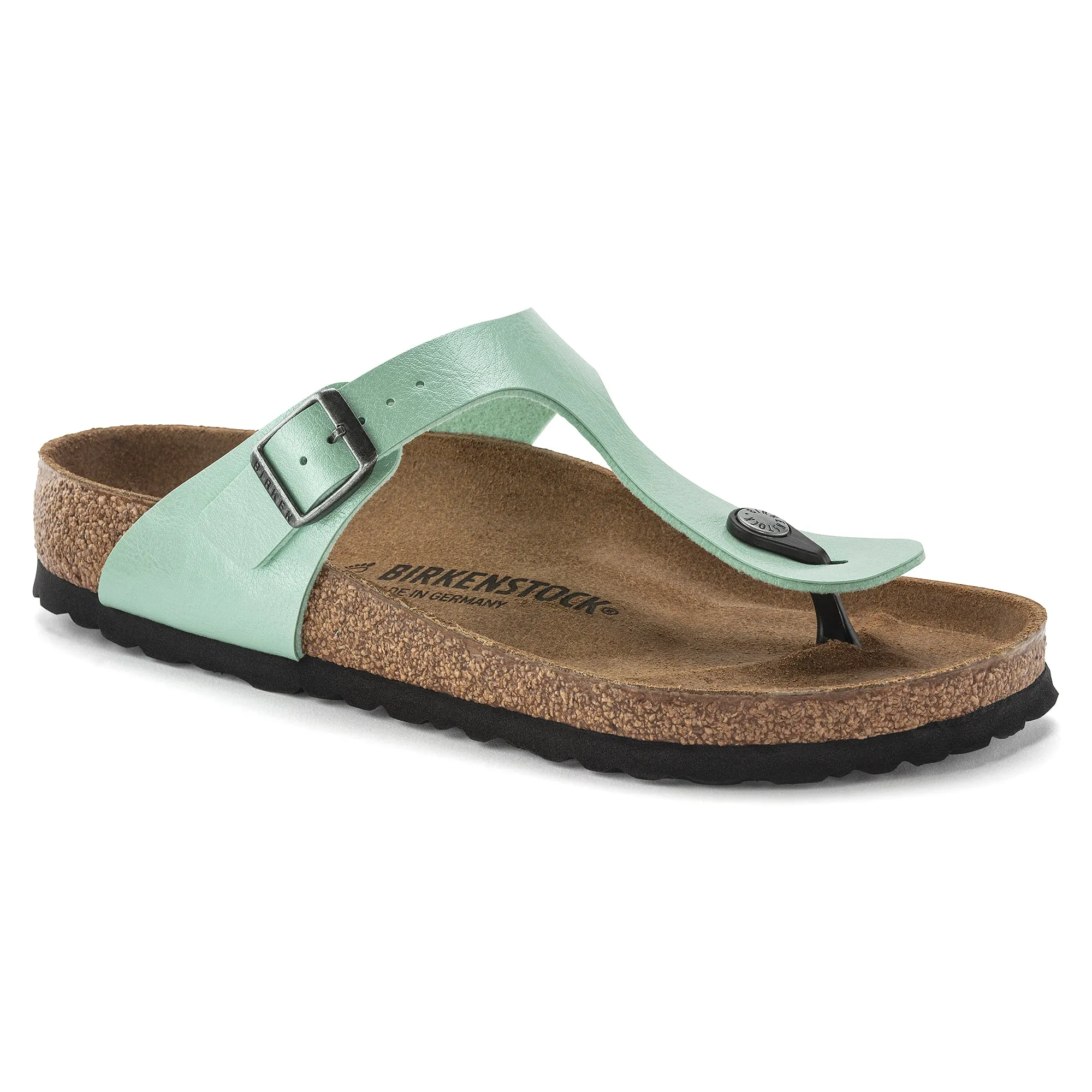 Women's Birkestock Gizeh Birko-Flor Color: Graceful Matcha