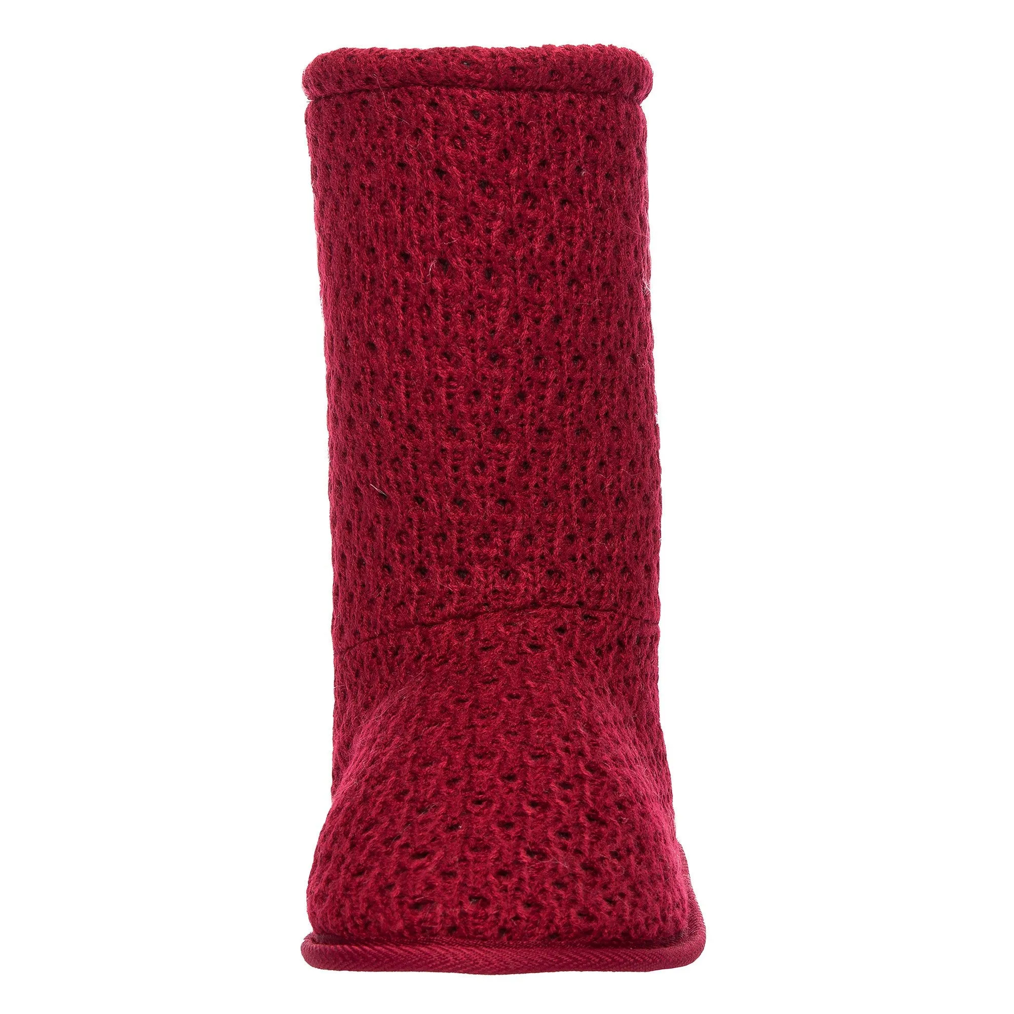 Women's Cozy Crochet Boot Slipper