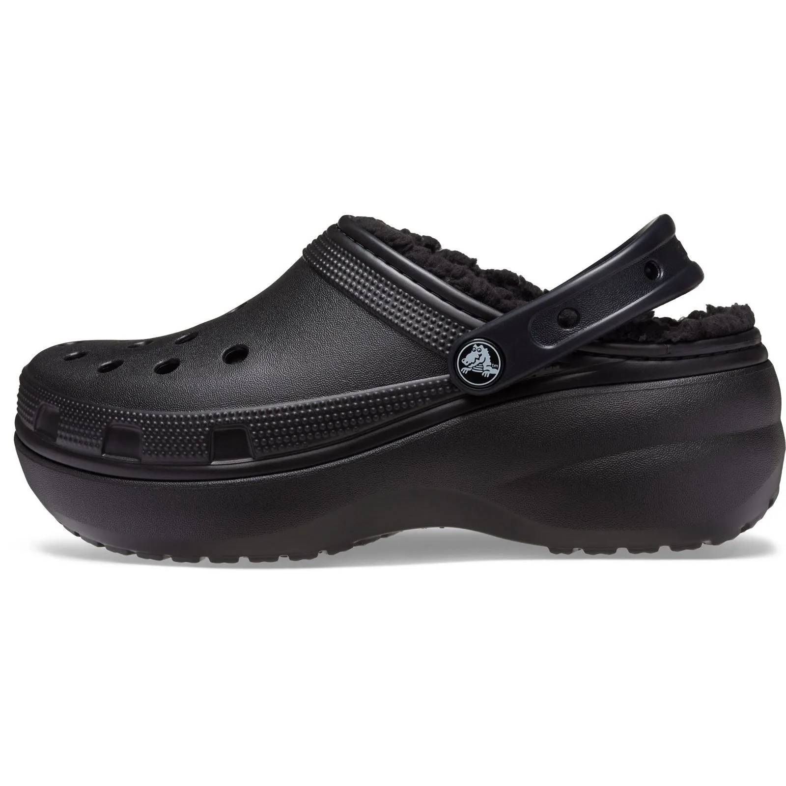 Women's Crocs 207938 Classic Platform Lined Clog Sandals