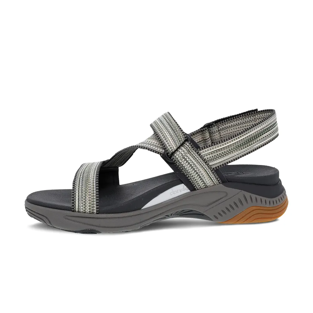 Women's Dansko Rayna Color: Black Multi Webbing Sandal