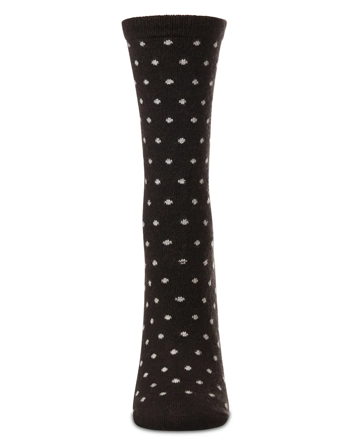 Women's Mini Dot Cashmere Crew Socks