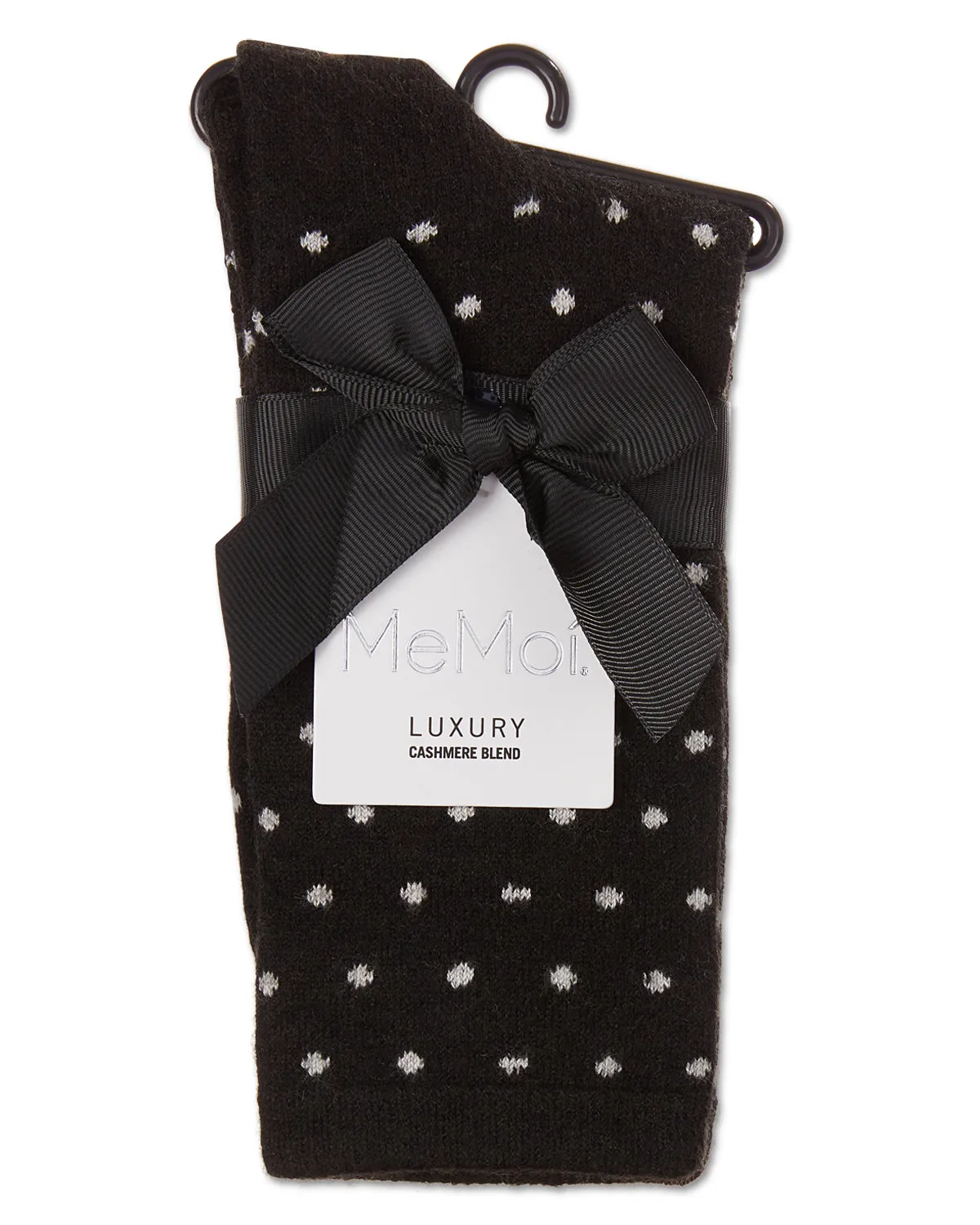 Women's Mini Dot Cashmere Crew Socks