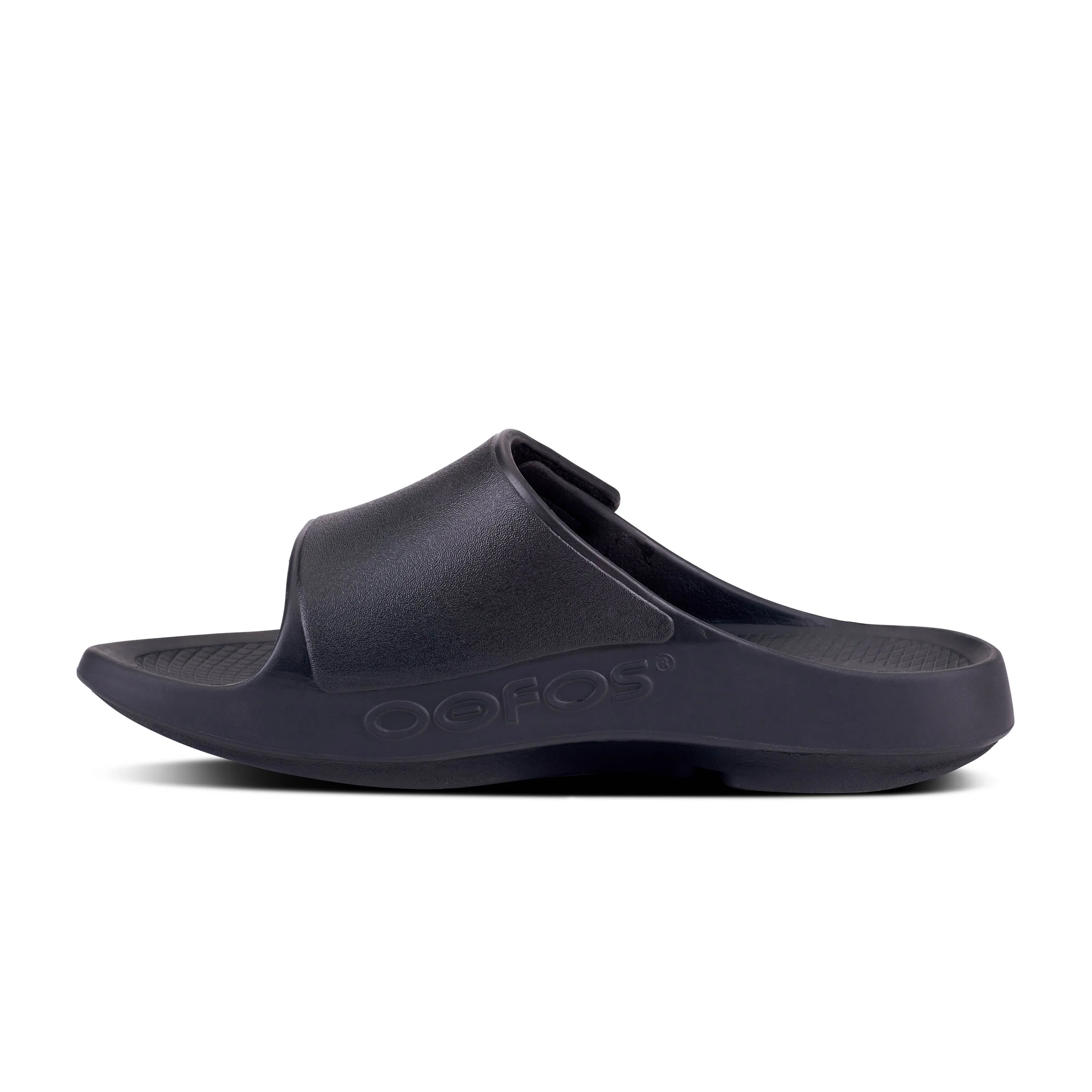 Women's Oofos OOahh Sport Flex Sandal Color: Matte Black