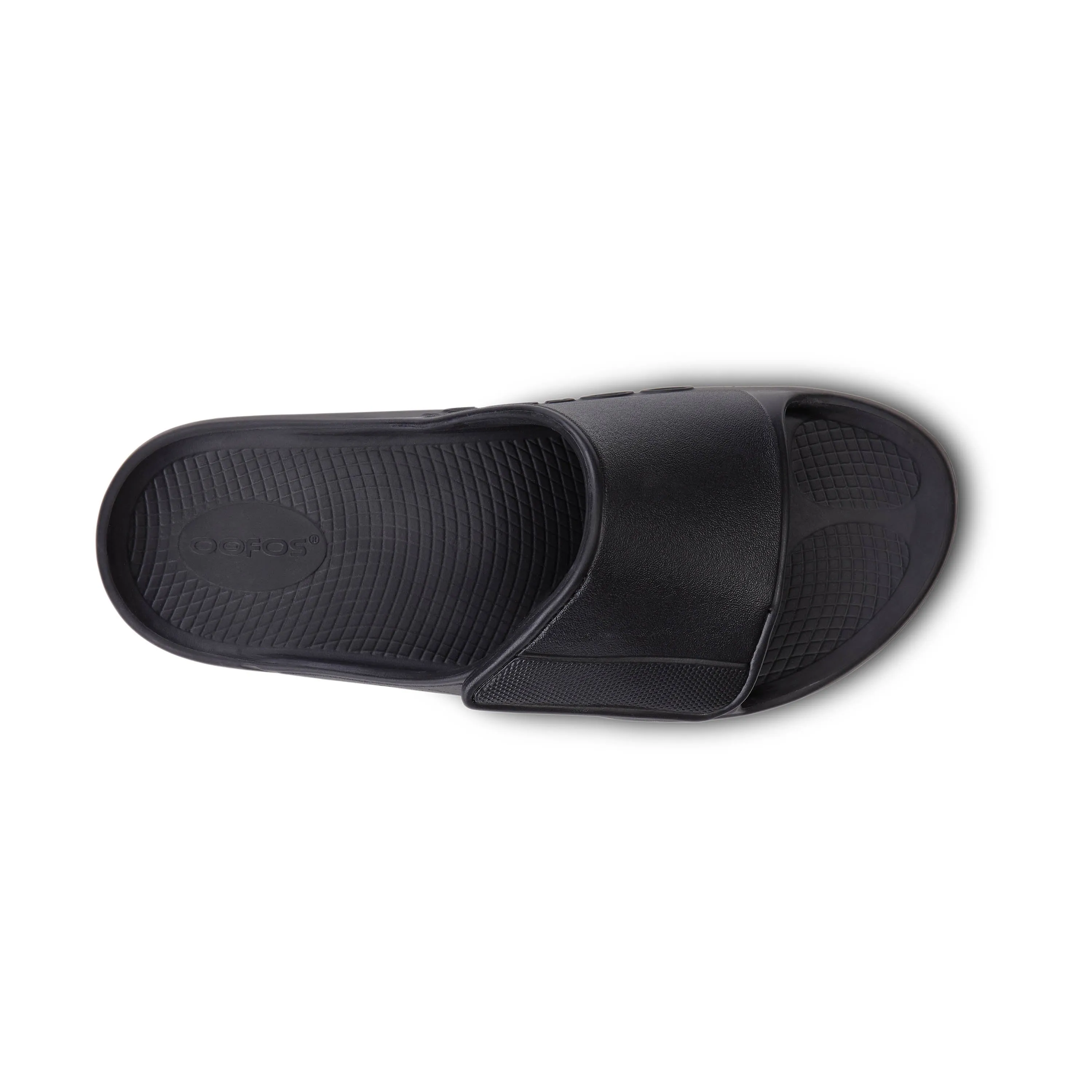 Women's Oofos OOahh Sport Flex Sandal Color: Matte Black