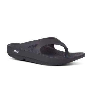 Women's Oofos OOriginal Thong Color: Black